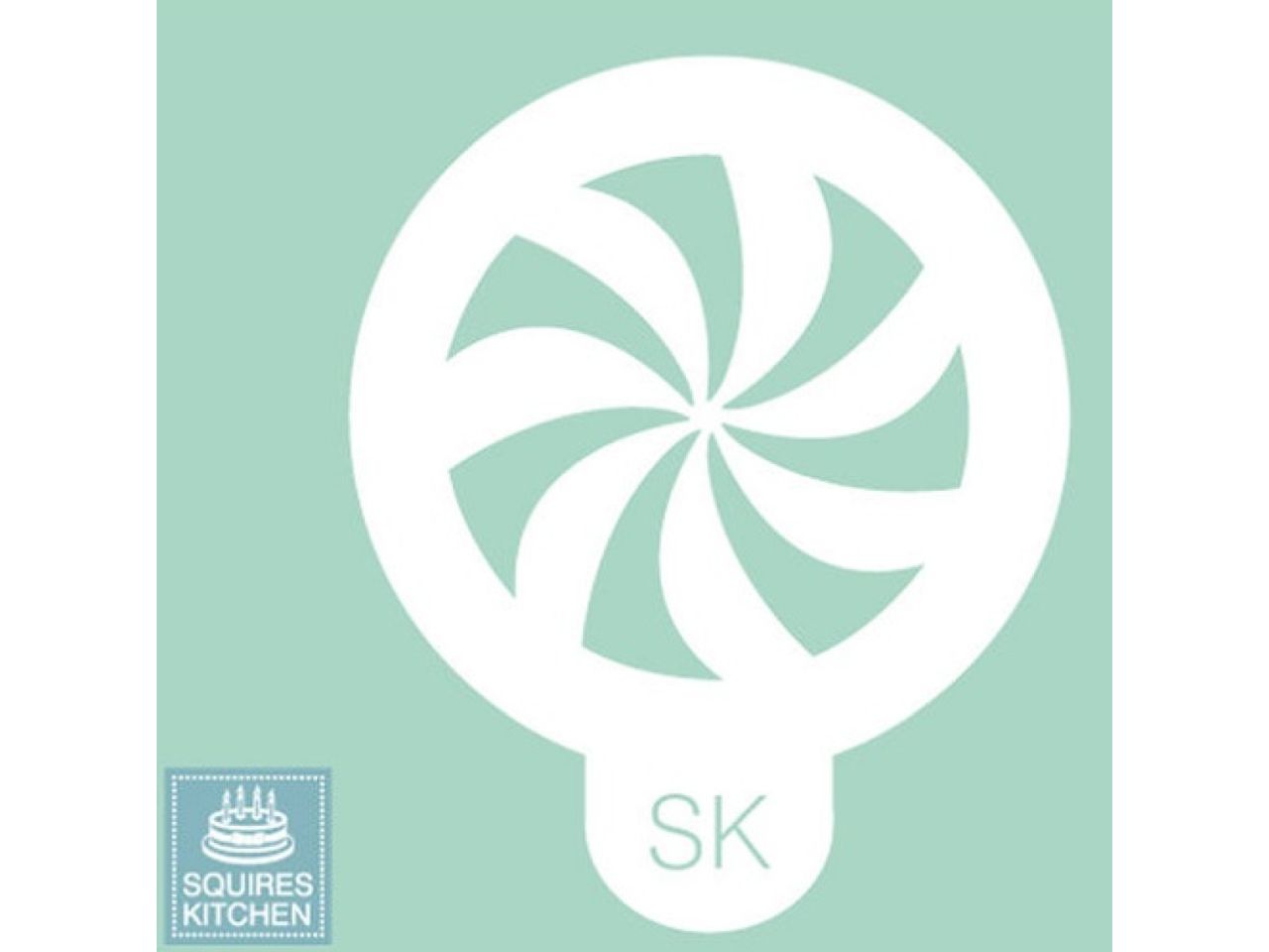 cupcakes decoration stencil pinwheel 6 cm