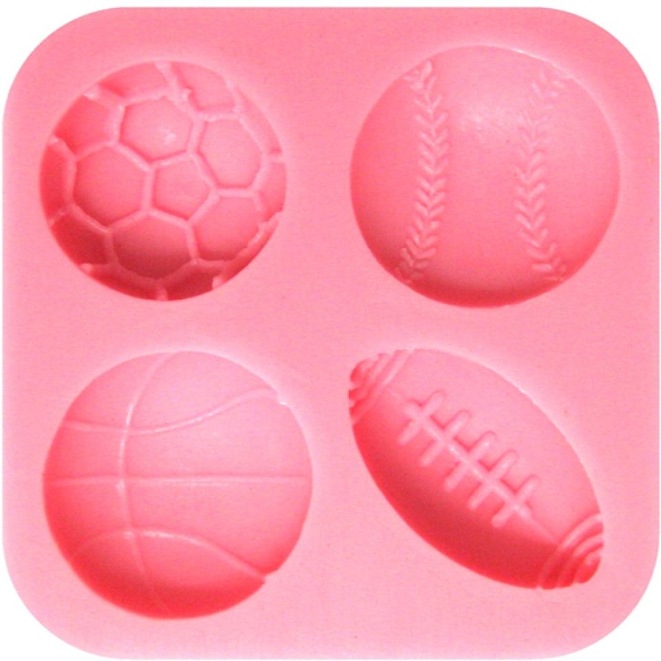 fondantform baelle aus silikon 6 cm
