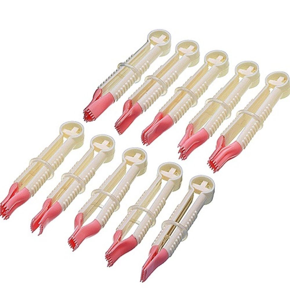 fondant crimper set kneifer 10 teilig geraendelt