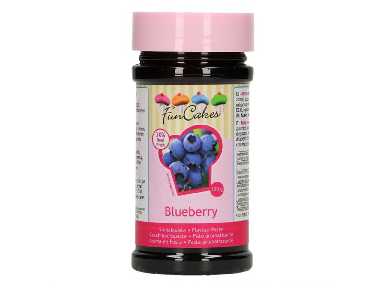 funcakes aromapaste blaubeere 120g