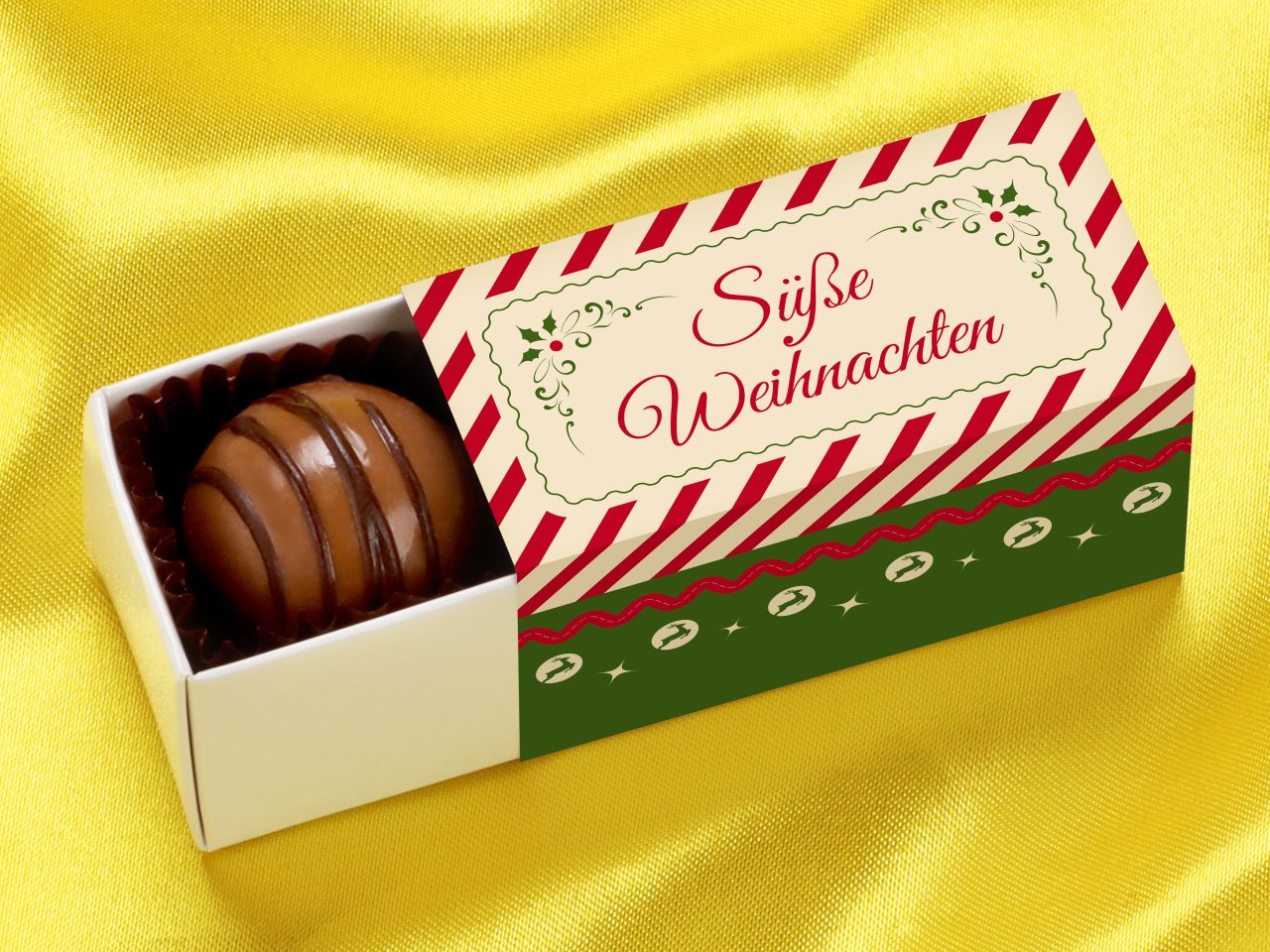 trueffelstange fuer 2 trueffel suesse weihnachten