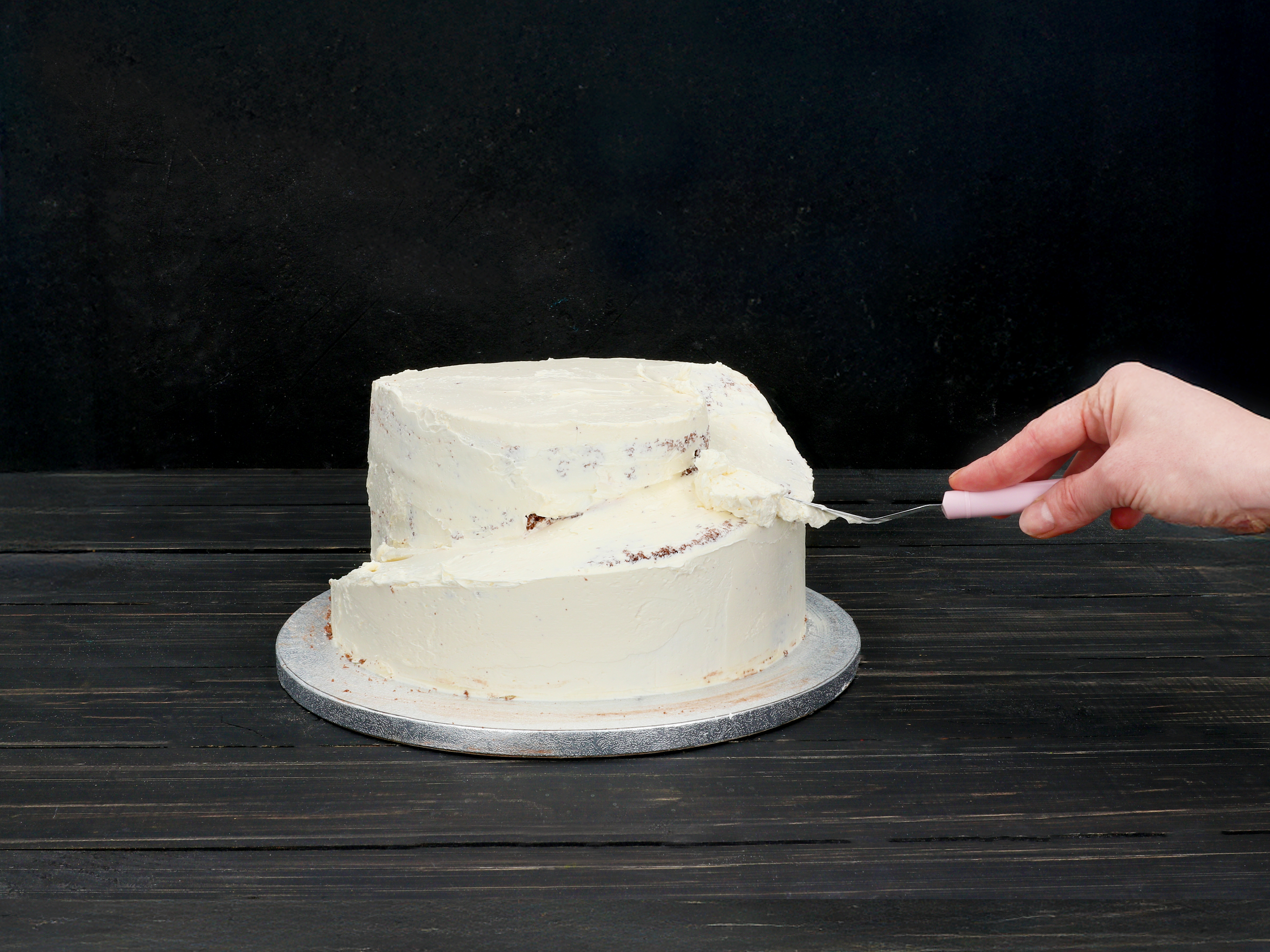 schneemann wintertorte rezeptkarte