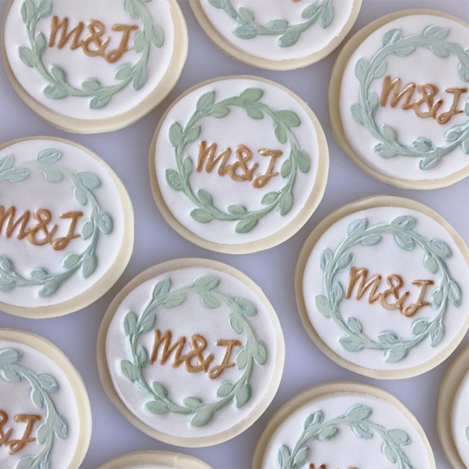 sweet stamp fondant stempel laurel frames