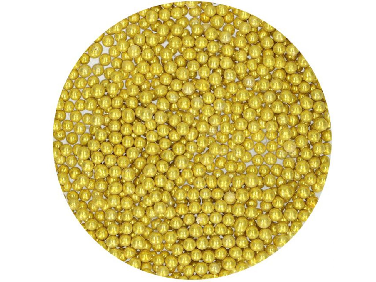 funcakes zuckerperlen metallic gold 80g