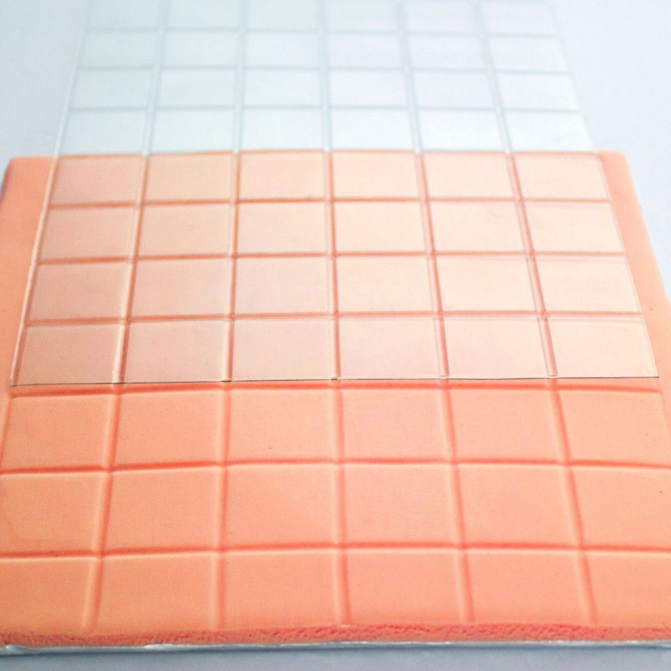 praegematte quadrat klein 15x30 cm