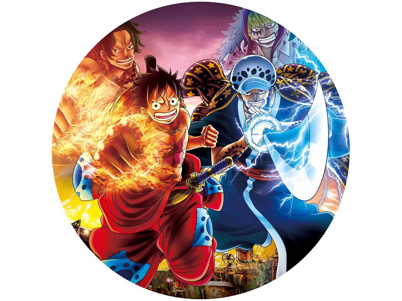 tortenaufleger one piece 2 rund 20cm
