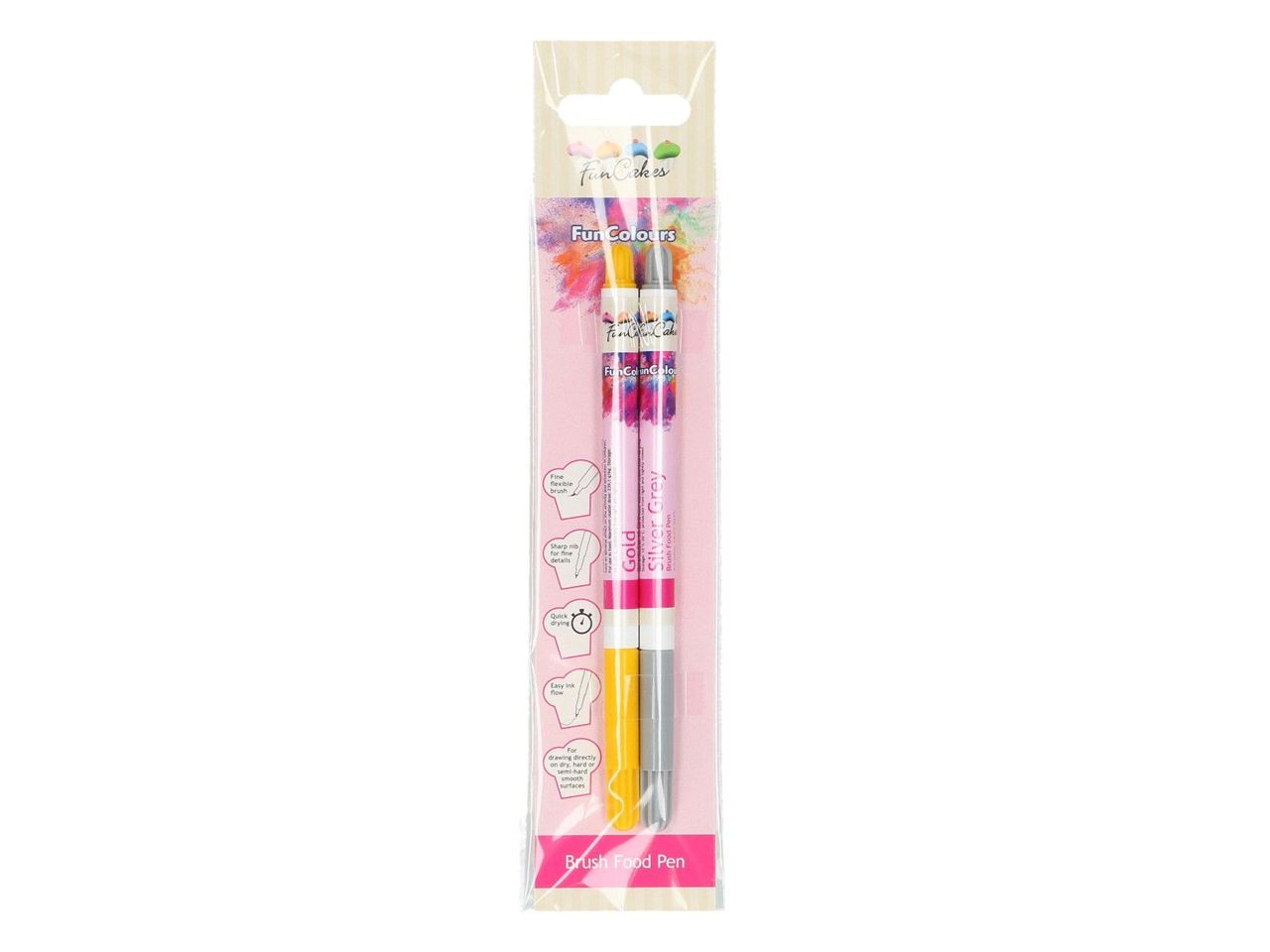 funcakes farbstift gold und silber 2er set