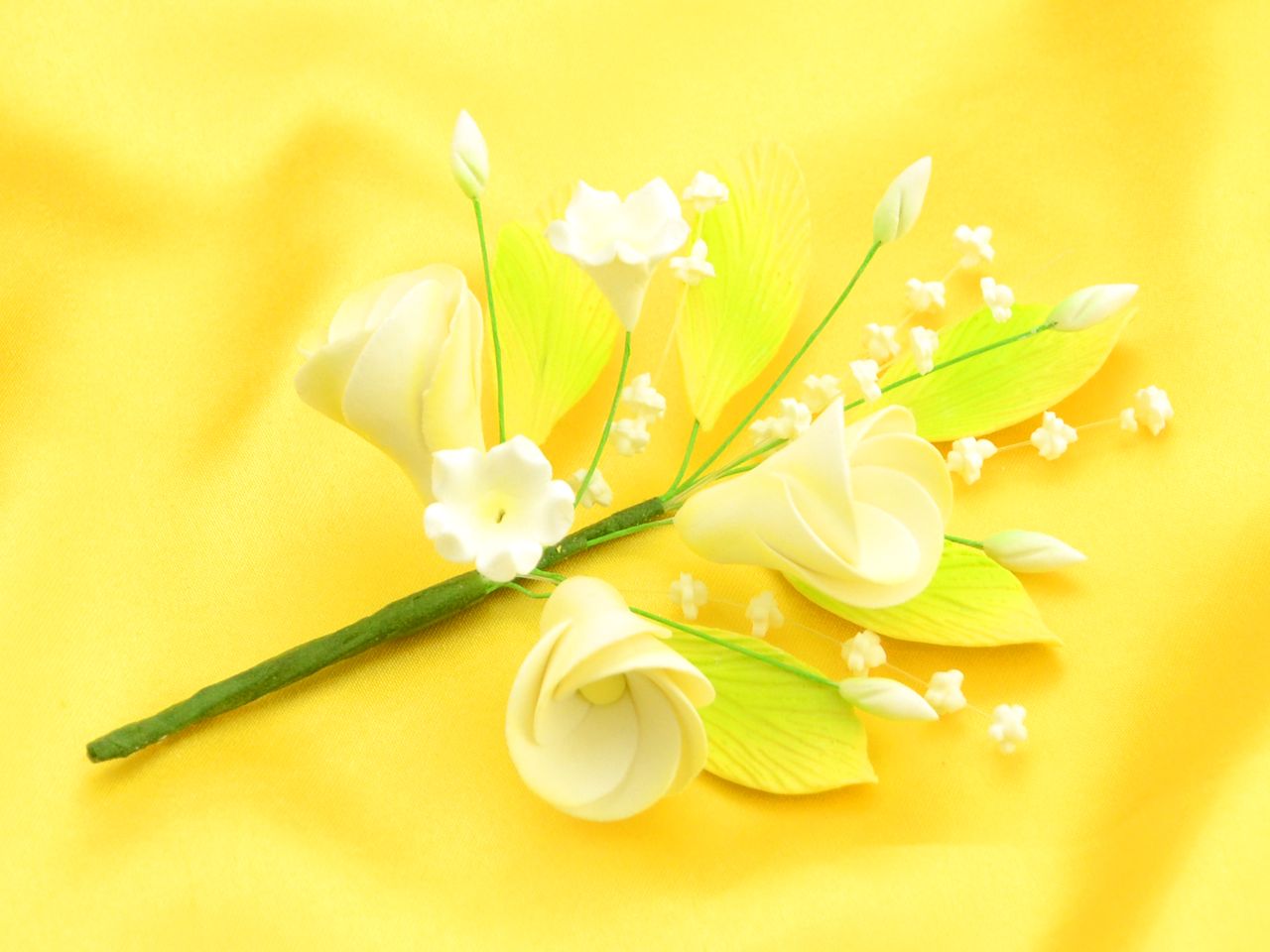 fine sugar bouquet frangipani
