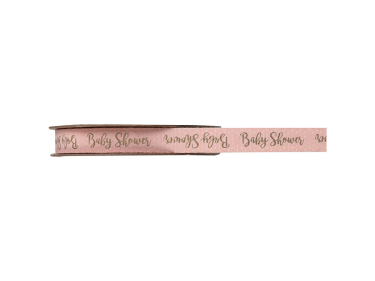 geschenkband babyshower rosa