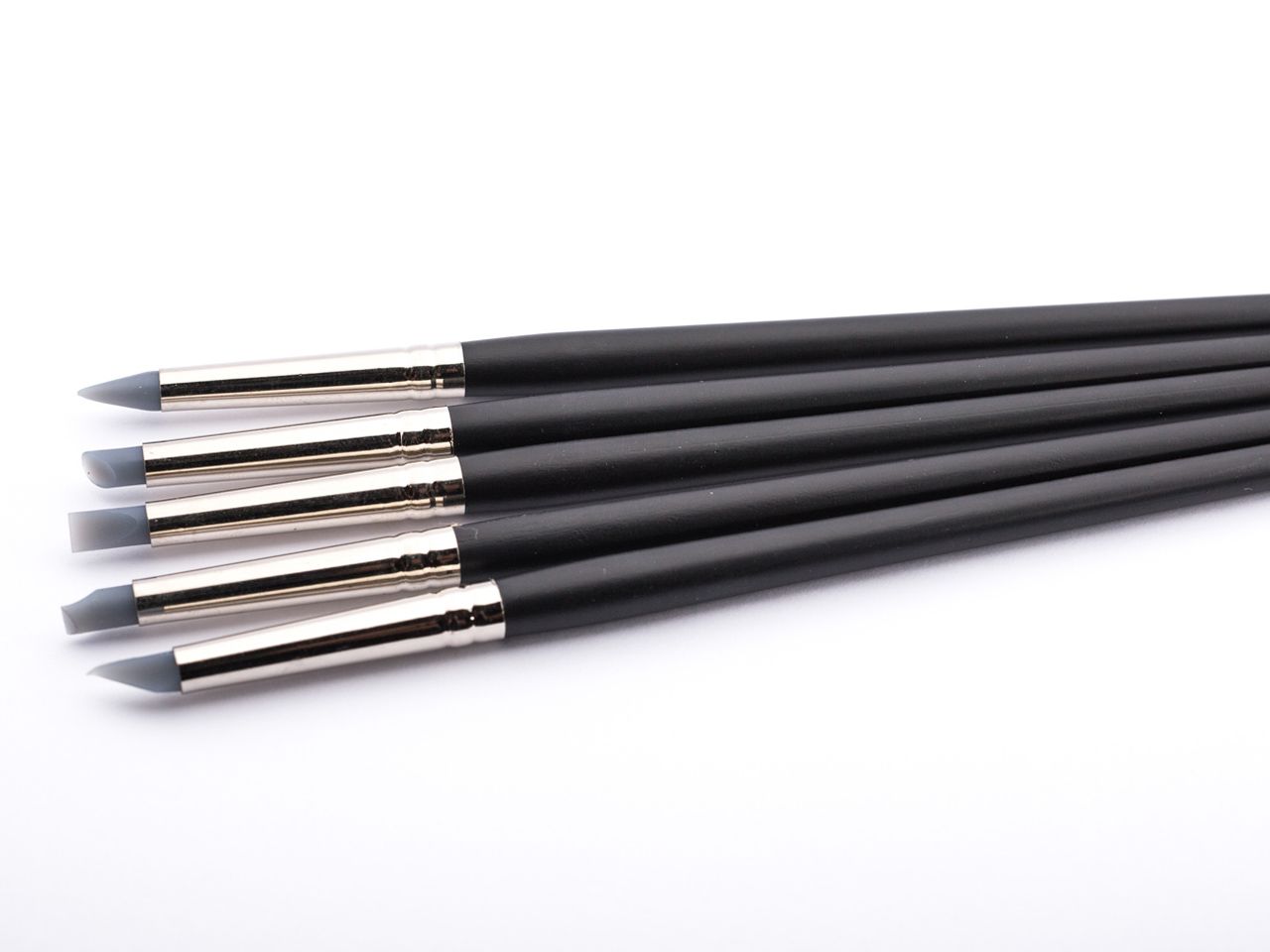 modelling brush silicone fine set of 5