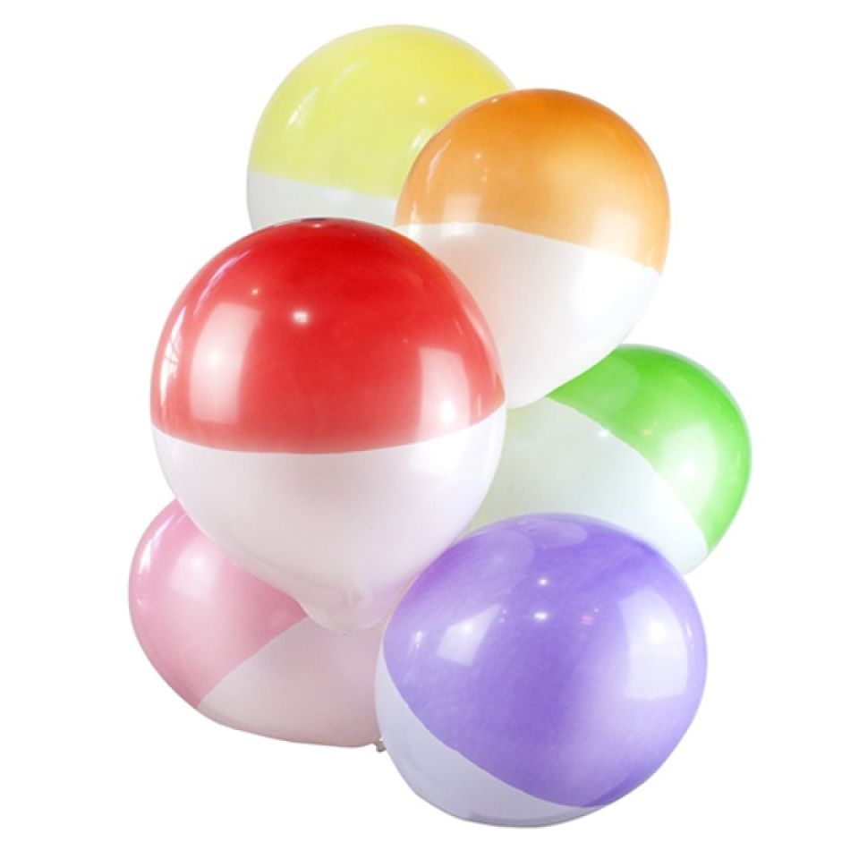 balloon two tone 12 pieces