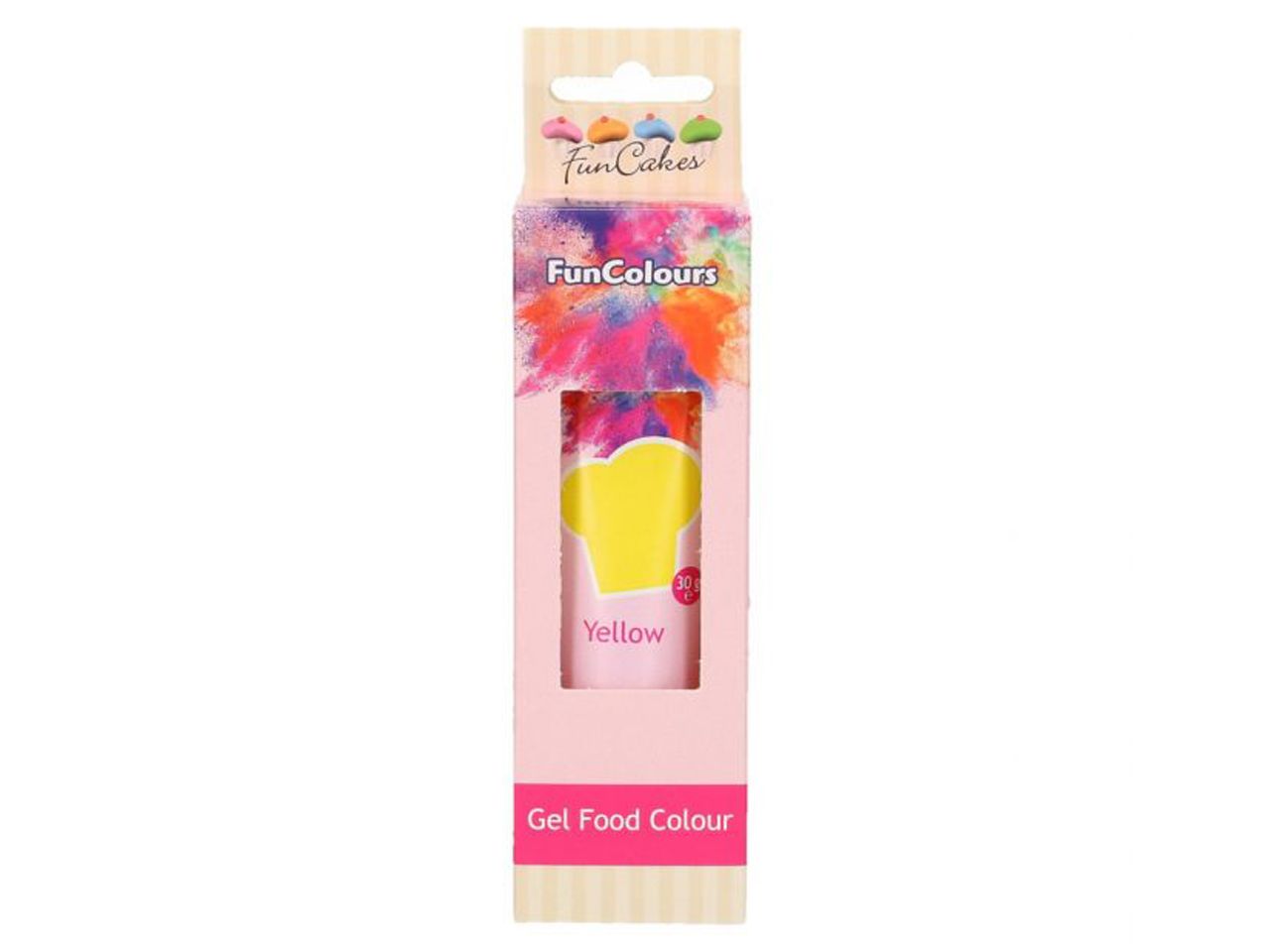 funcakes gelfarbe gelb 30g