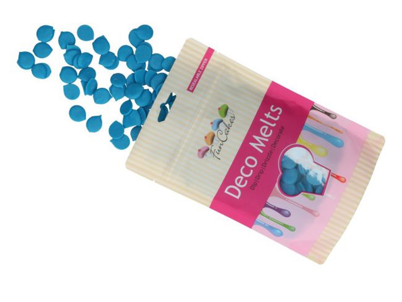 funcakes deco melts blau 250g