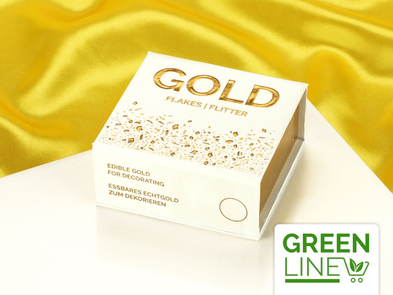 mini flacon herz gold