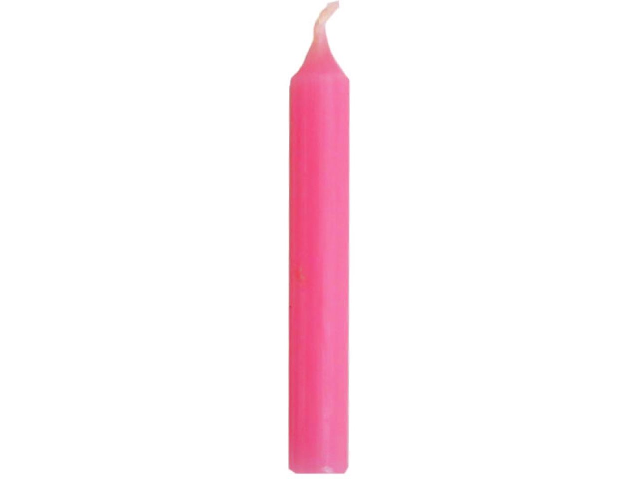 baumkerze pink 10 cm