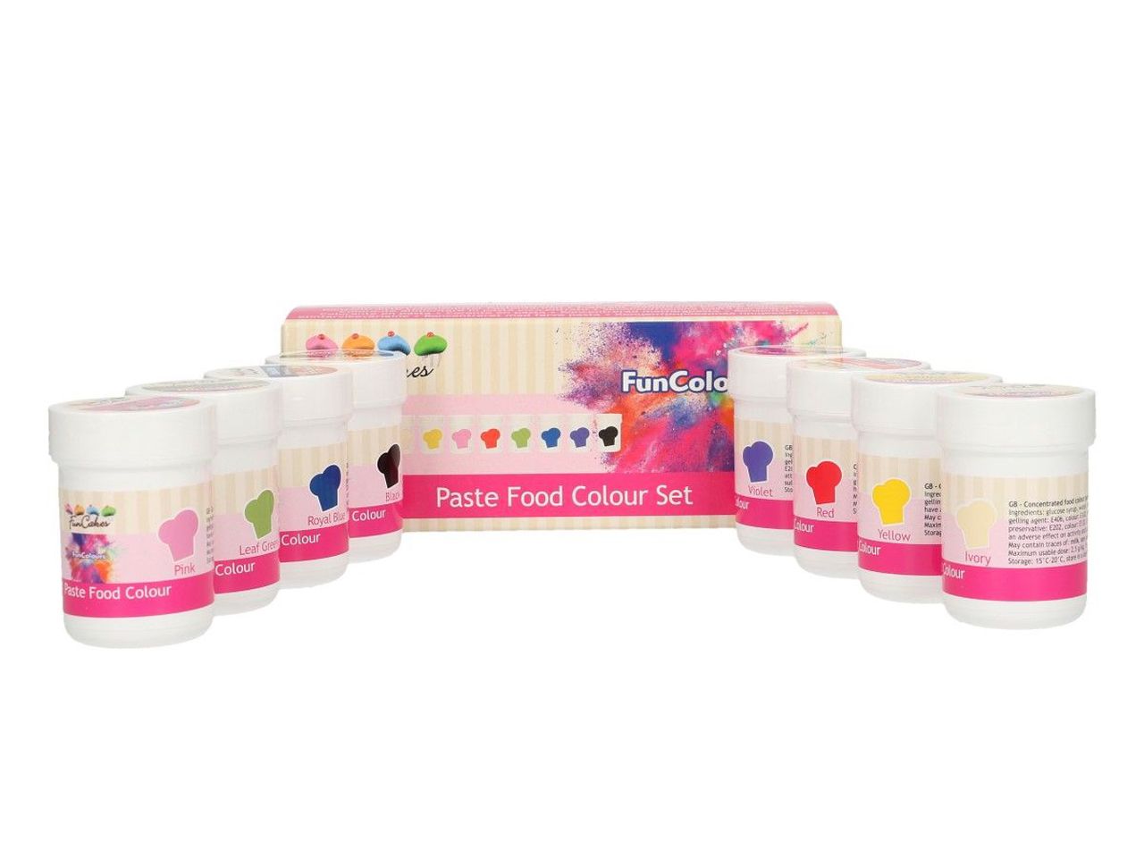 funcakes funcoulours paste 8er set