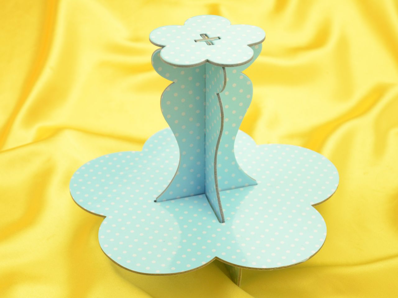 cupcake stand tiers blue