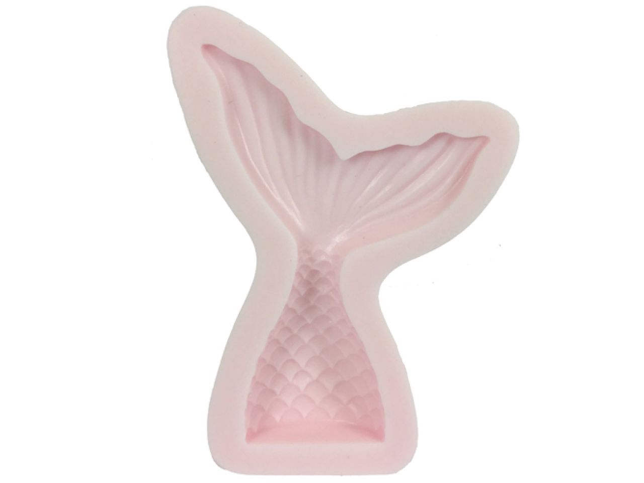 fondantform meerjungfrauenflosse gross silikon 10x6 cm