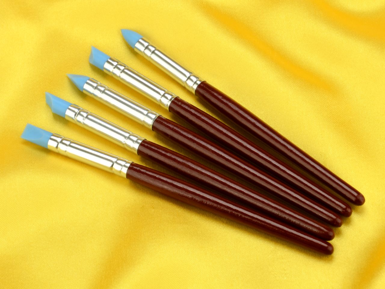 modelling brush silicone set of 5