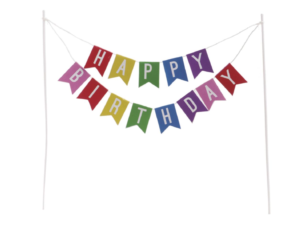cake garland happy birthday