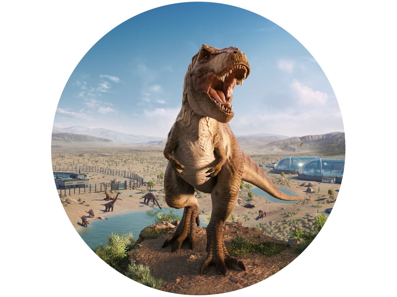 tortenaufleger jurassic world 4 rund 20cm