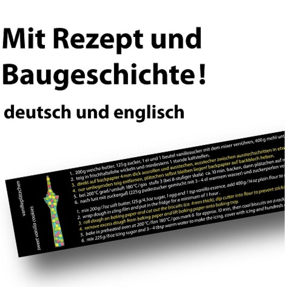 plaetzchen ausstechform rheinturm duesseldorf blau