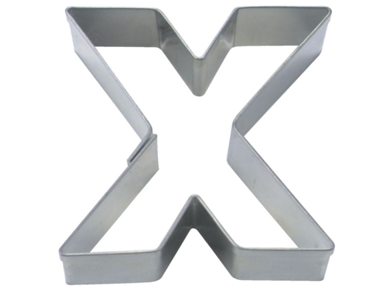 staedter cookie cutter letter x 6 5cm high