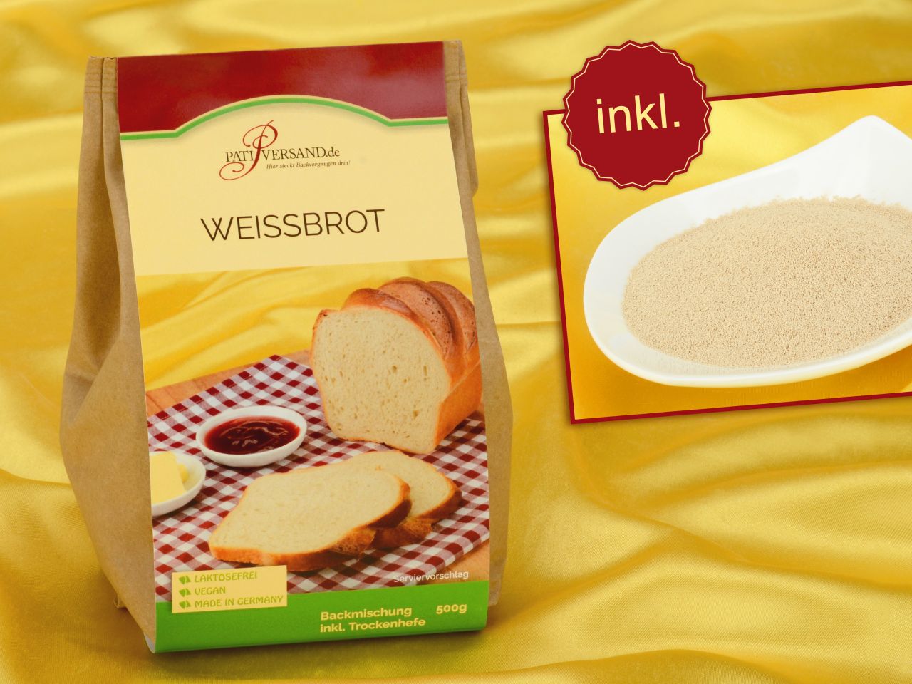backmischung weissbrot 500g