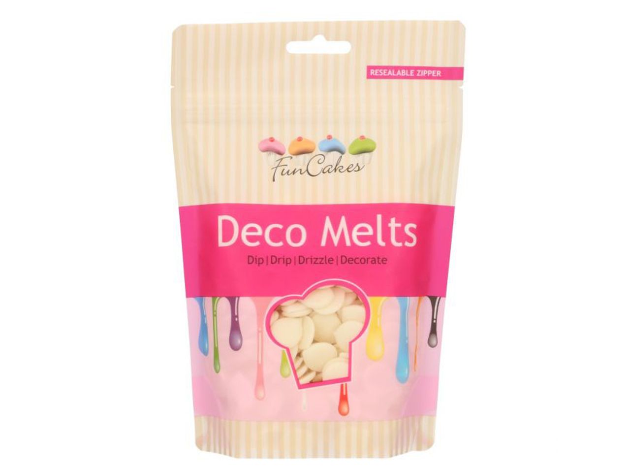 funcakes deco melts weiss 250g