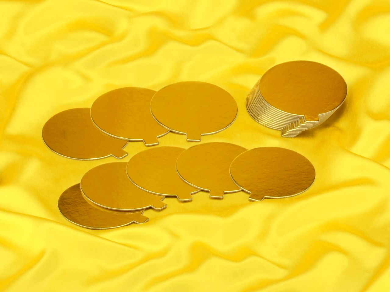 golden plate mit griff 9cm gold glaenzend 20 stueck