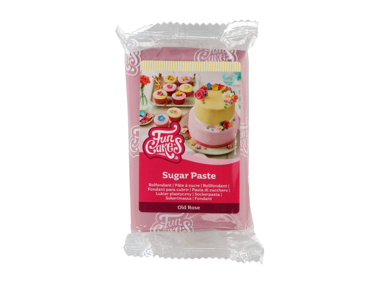funcakes zuckerpaste altrosa 250g