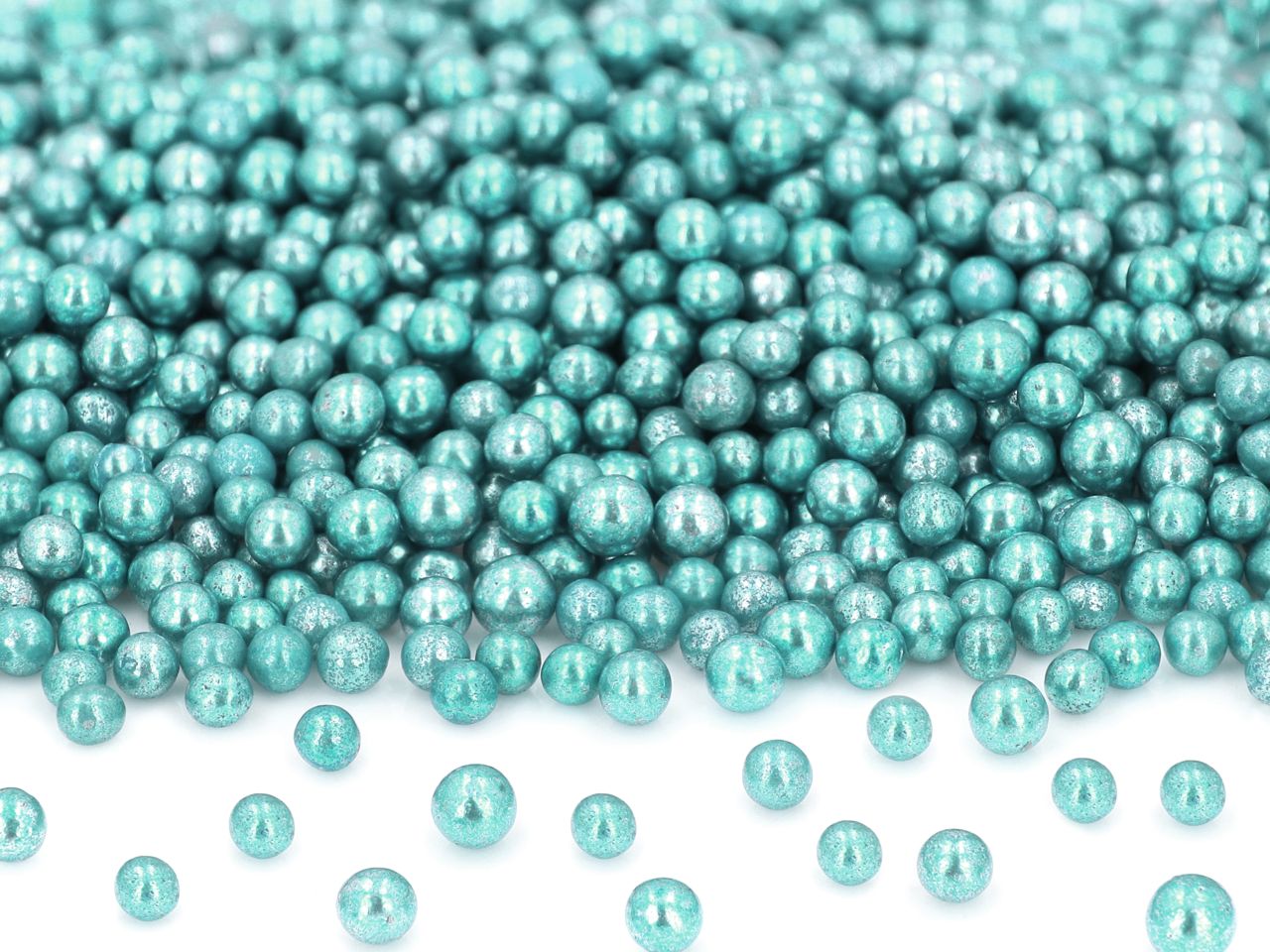 metallic perlen blau 50g