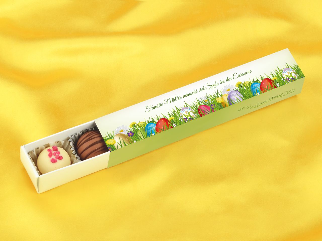 personalised truffle bar for 6 truffles easter 3