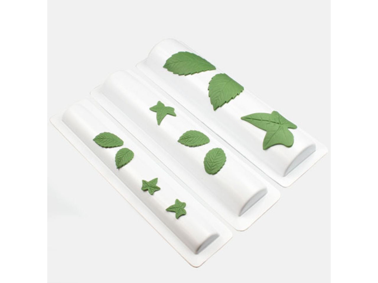 jem fondant blumen und blaetter former 3er pack