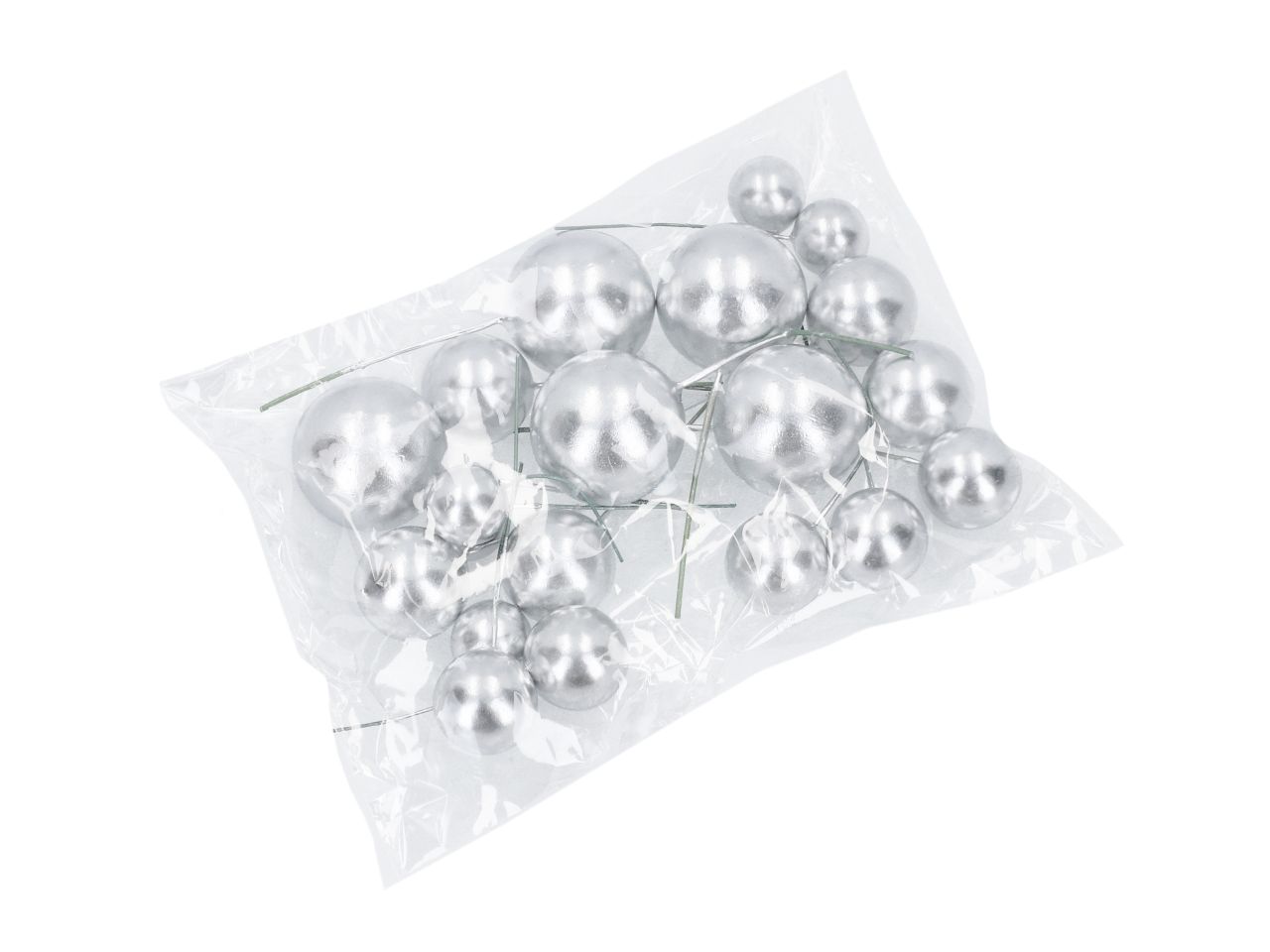 bubbles einstecker silber 20 stueck