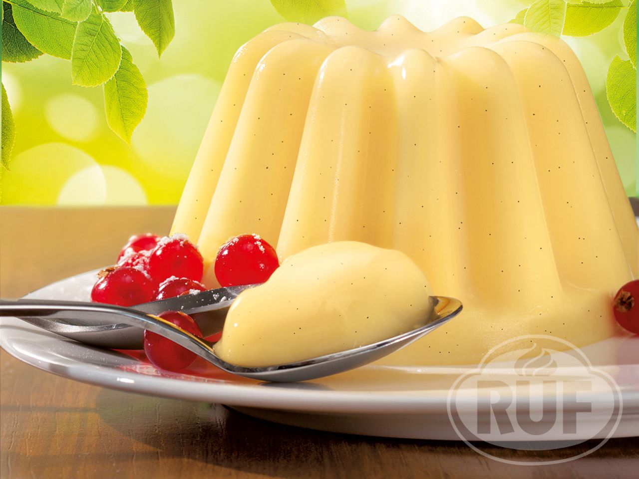 ruf organic vanilla flavoured german pudding mix 2x40g