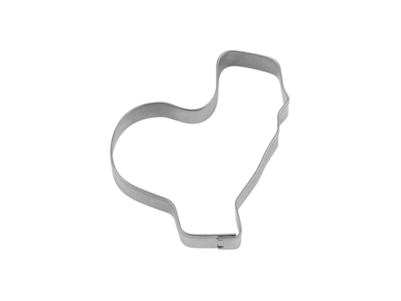 rooster cookie cutter tinplate 5cm