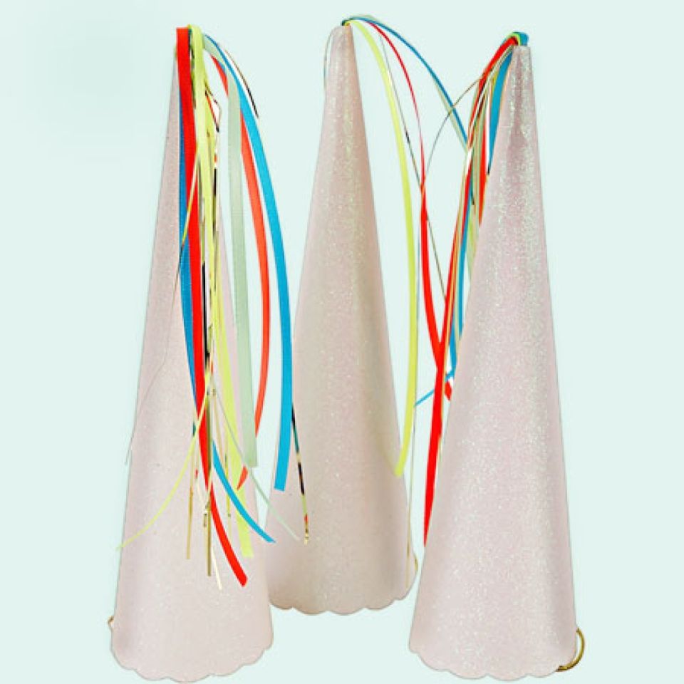 meri meri partyhuete einhorn 8 stueck