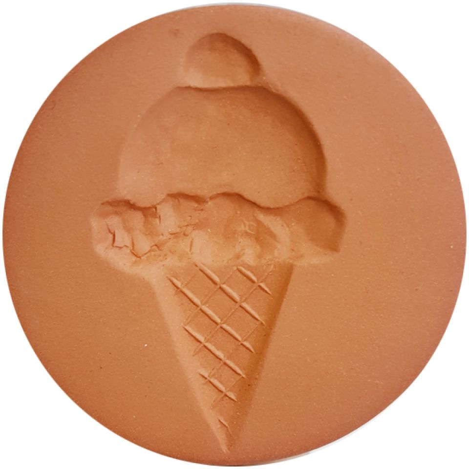 ice cream cone cookie stamp 5cm