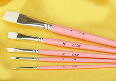 Brushes for fine cake decorations and Cake Painting
