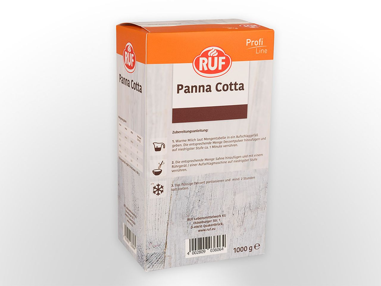 ruf panna cotta 1kg