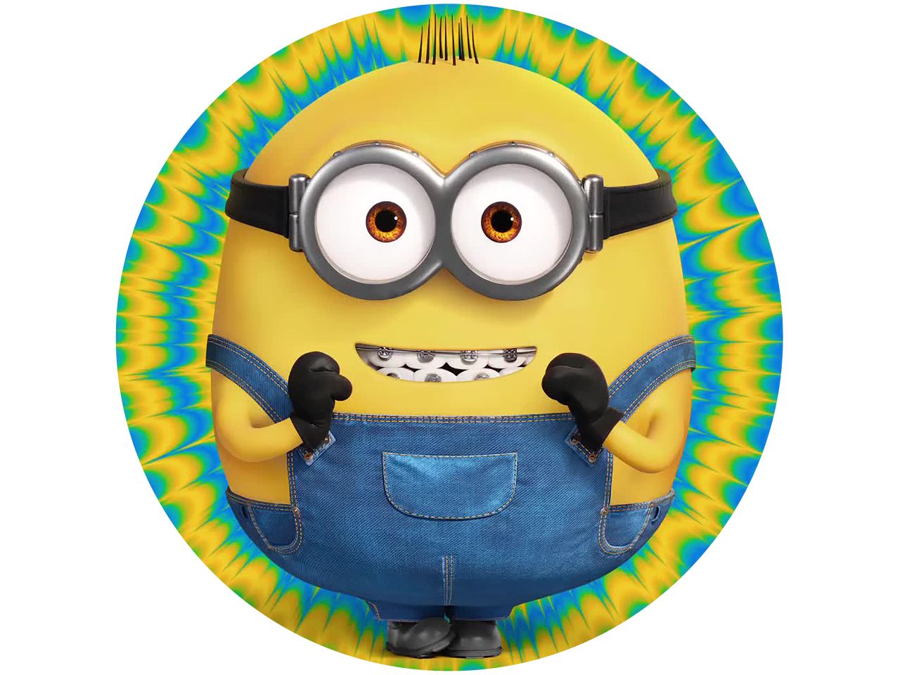 tortenaufleger minions otto rund 20cm