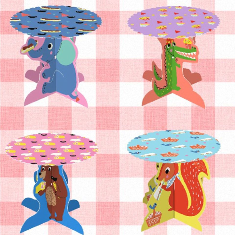 magpie cupcakes staender zoo tiere 8 stk