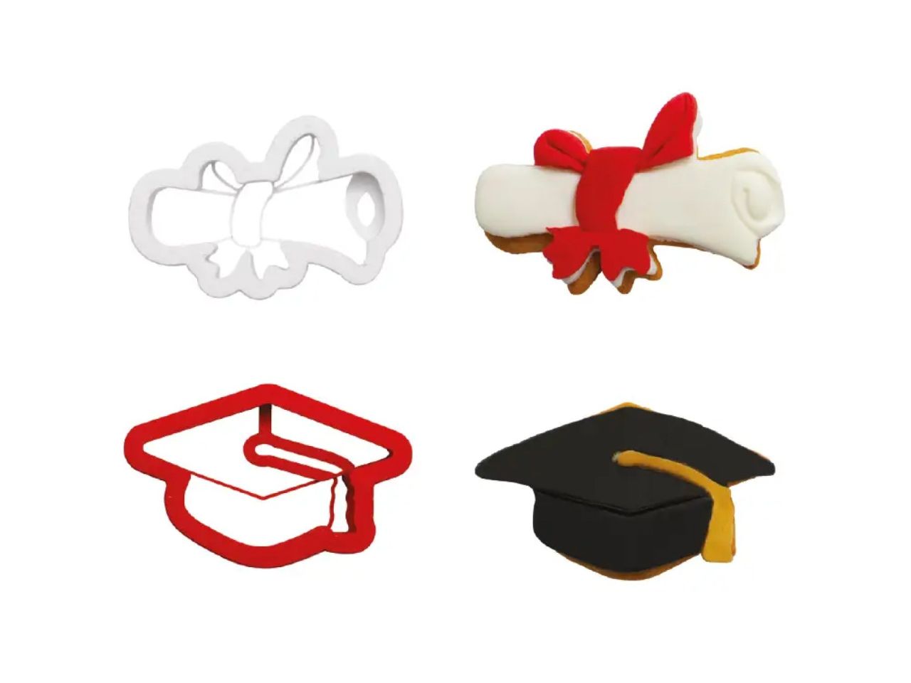 graduation celebration plastic cookie cutter