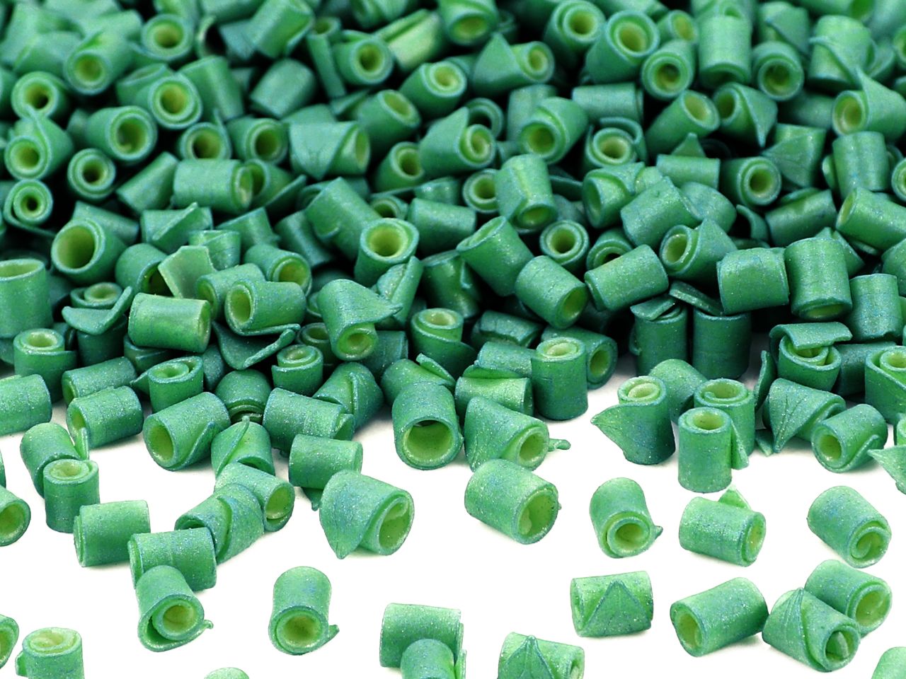 chocolate curls verde 50g