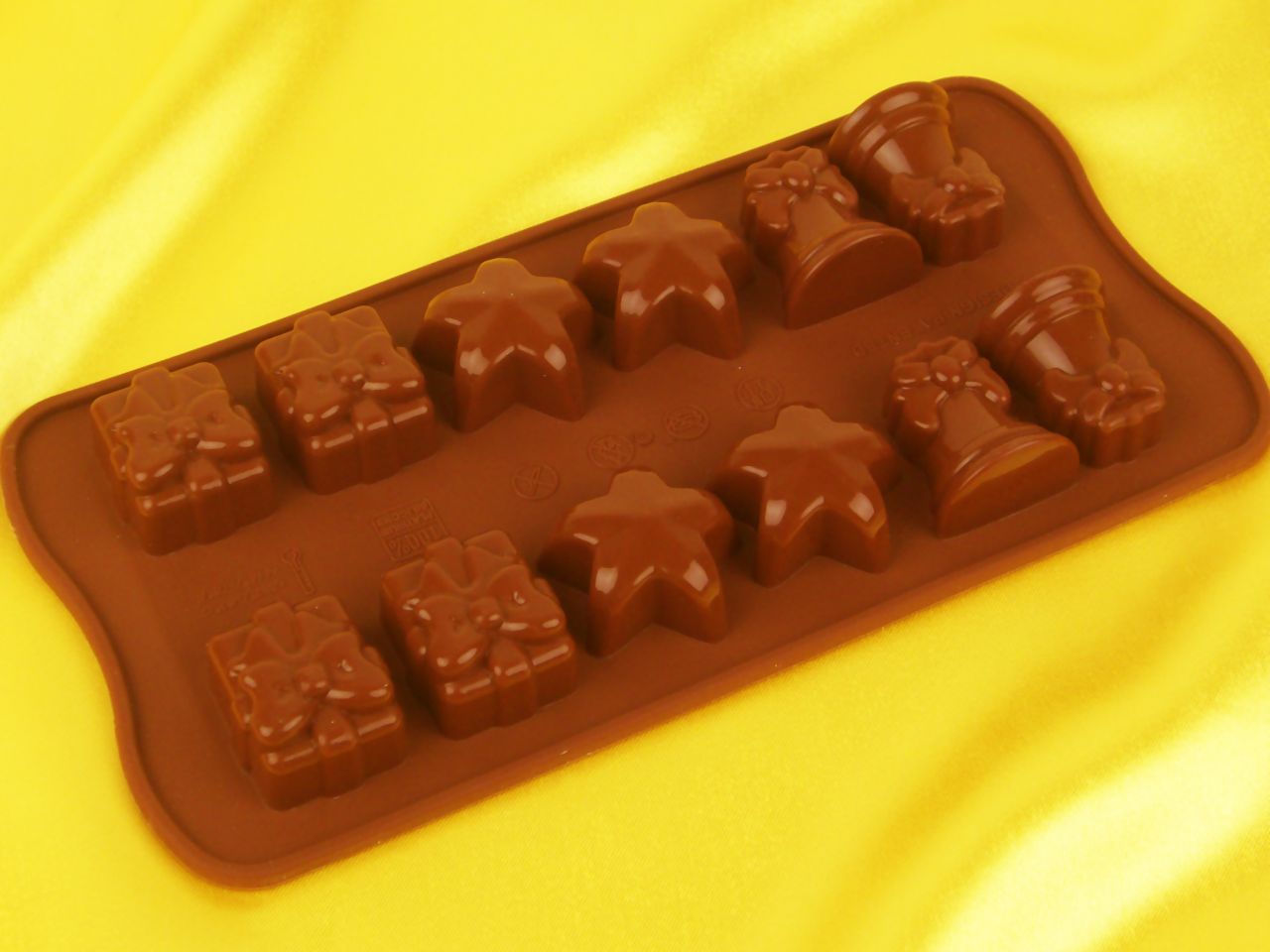 silicone praline mould christmas