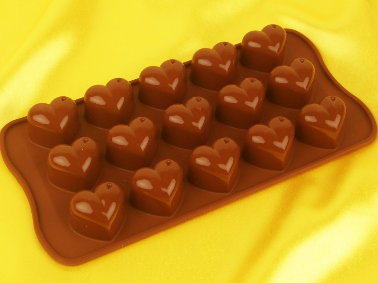 silicone praline mould heart