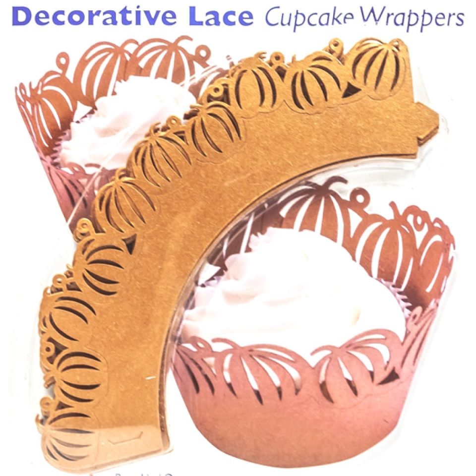 cupcakes wrapper pumpkin