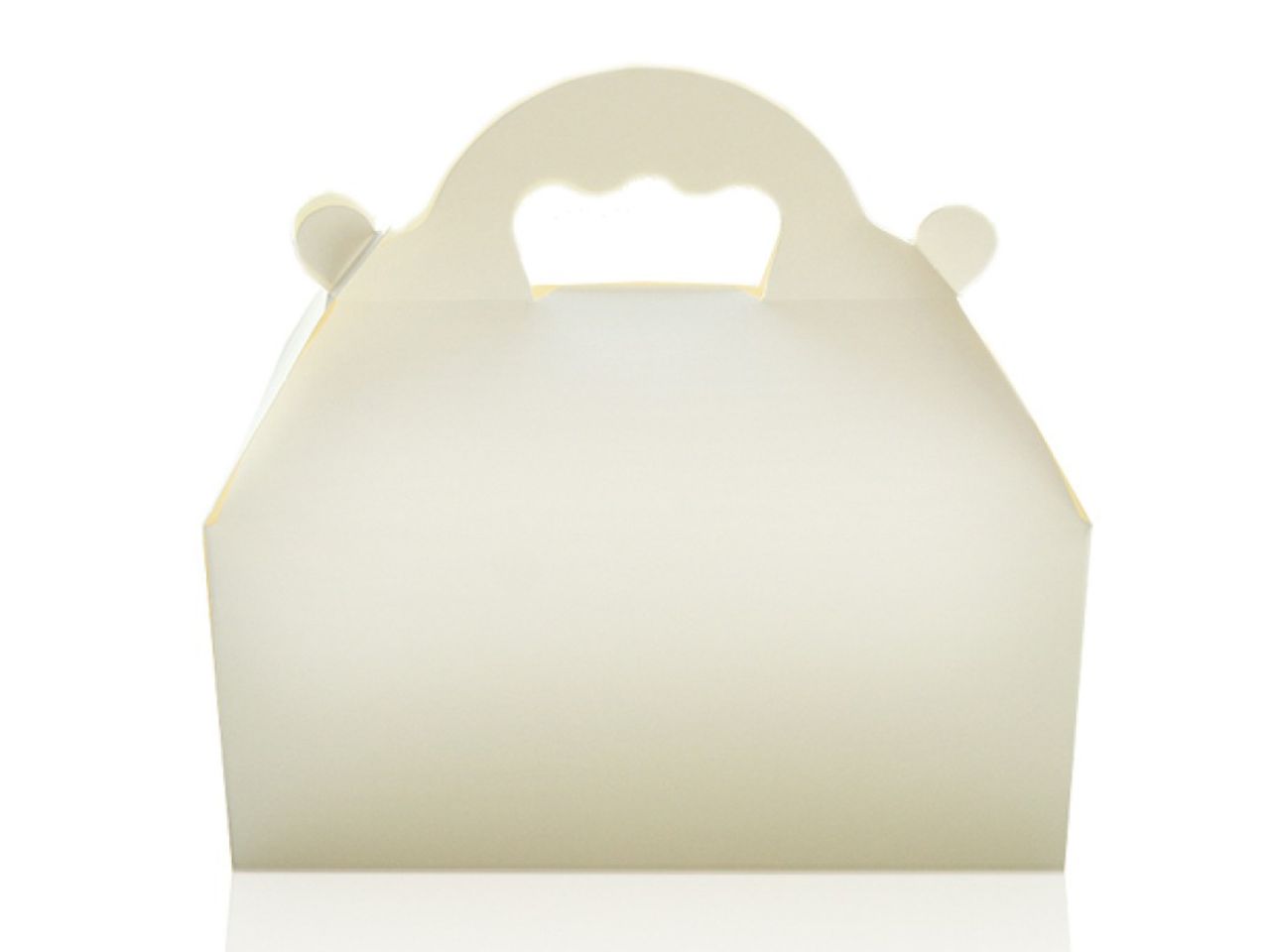 kuchenbox mit tragegriff 10x18cm weiss