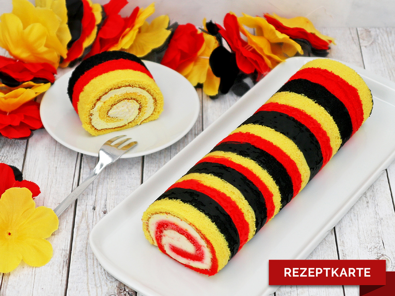 deutschland biskuitrolle rezeptkarte